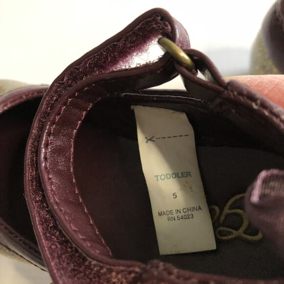 Gap Gold Glitter Mary Jane Flats Size 5 - Picture 2 of 8